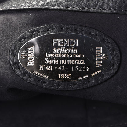 Fendi Cuoio Romano Selleria Large Anna Bucket Bag Asfalto 5 of 5