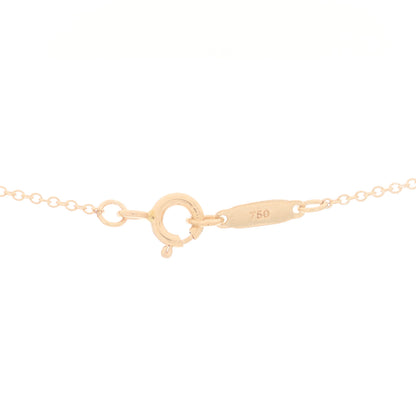 Tiffany 18K Rose Gold Mini Bow Pendant Necklace 4 of 5