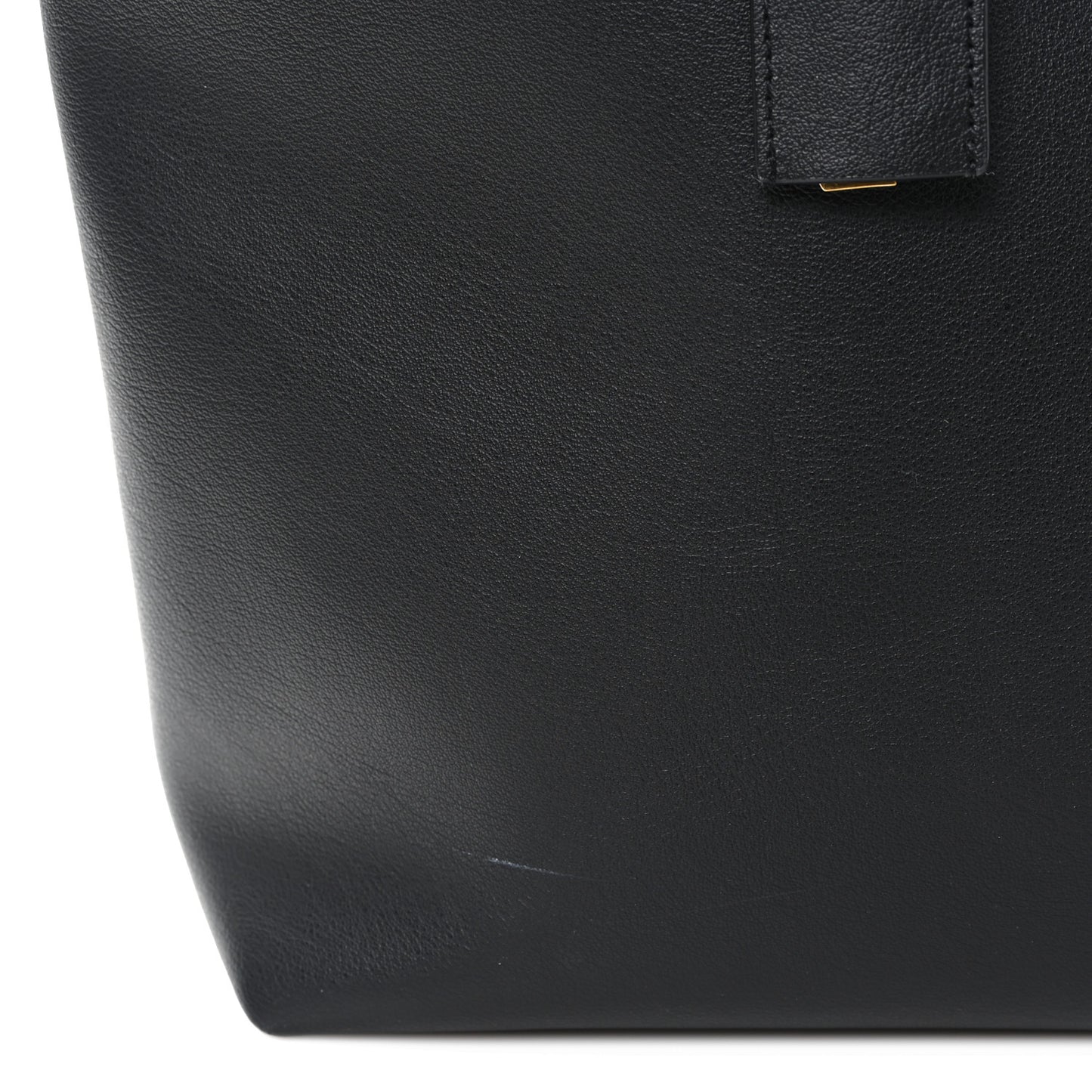 Calfskin North-South Shopping Tote Black