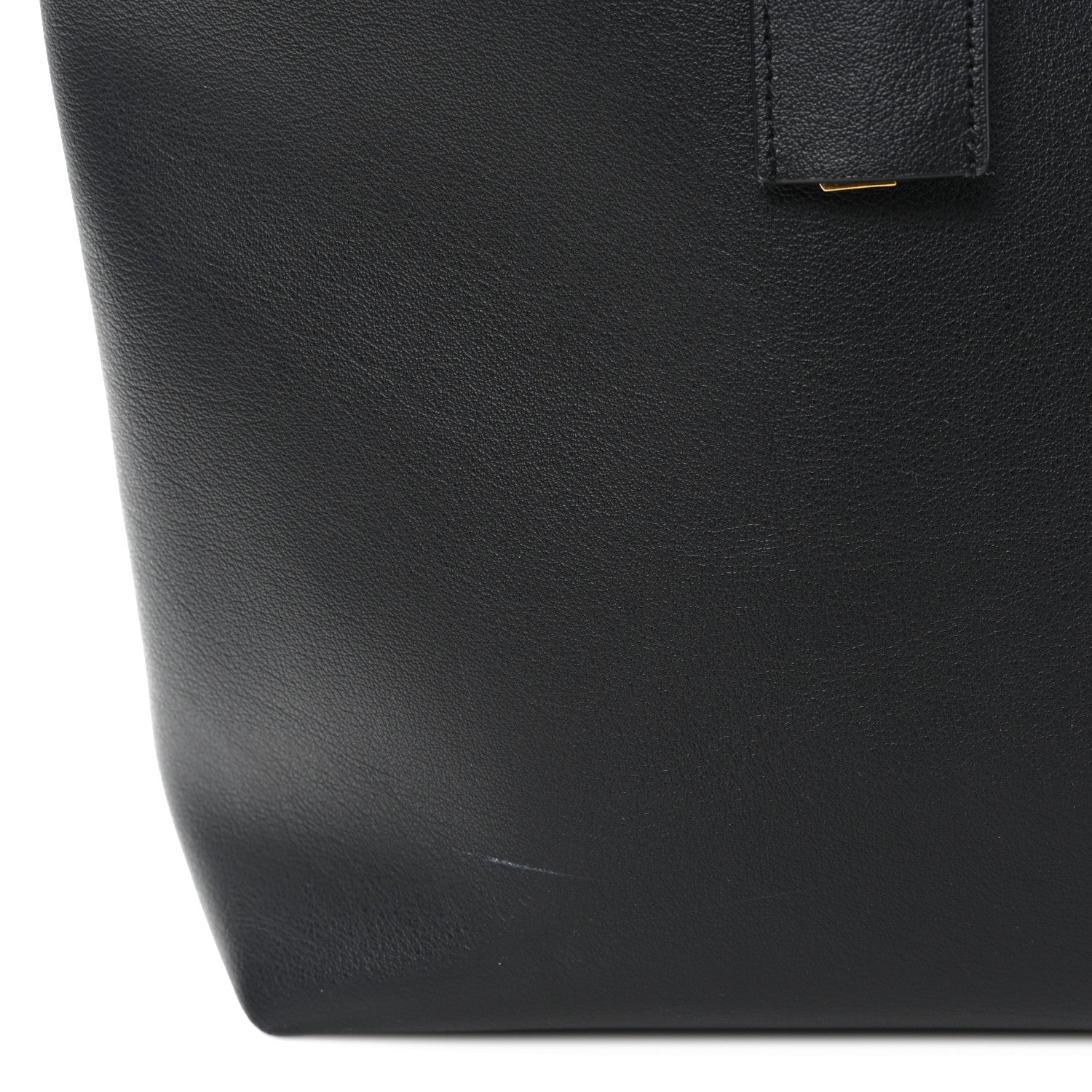 Saint Laurent Calfskin North-South Shopping Tote Black 12 of 12