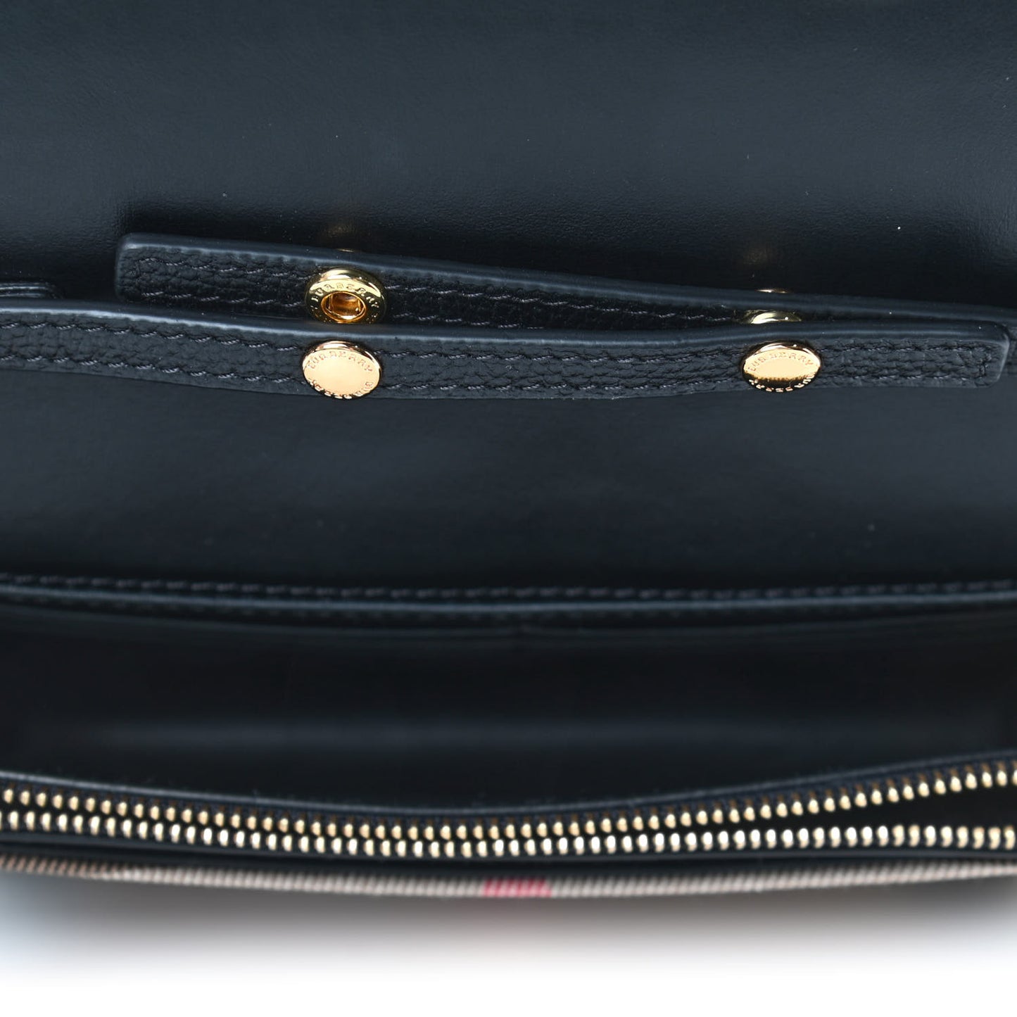 Calfskin Vintage Check Small Loxley Crossbody Black