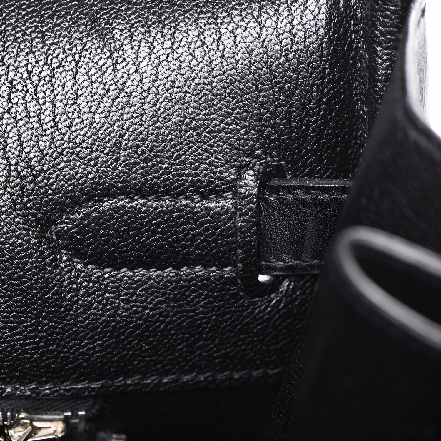 Hermes Toile Box Potamus Birkin 35 Black Rouge H 10 of 24