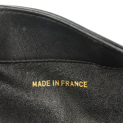 Chanel Lambskin Jumbo Shoulder Bag Black 6 of 8