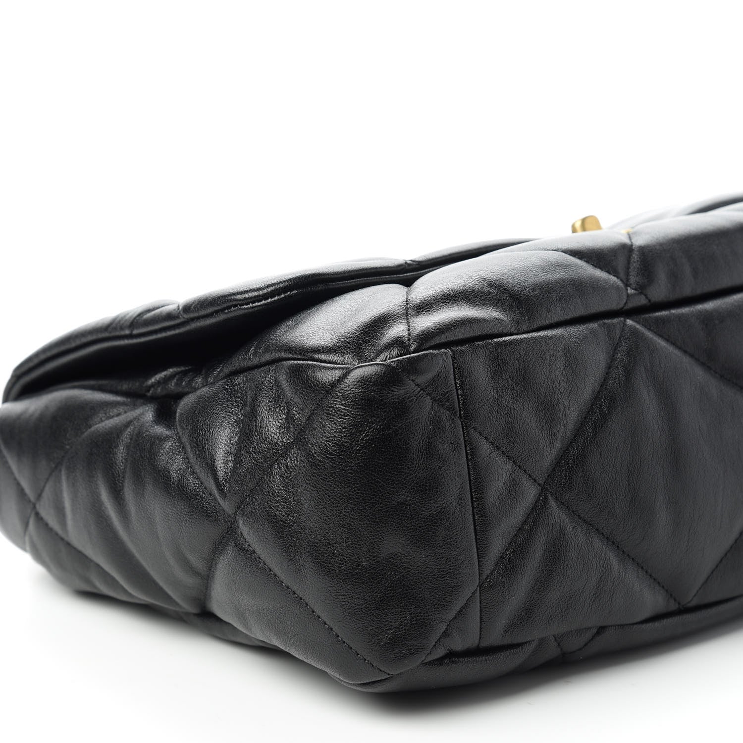 Chanel Lambskin Quilted Maxi Chanel 19 Flap Black 6 of 10