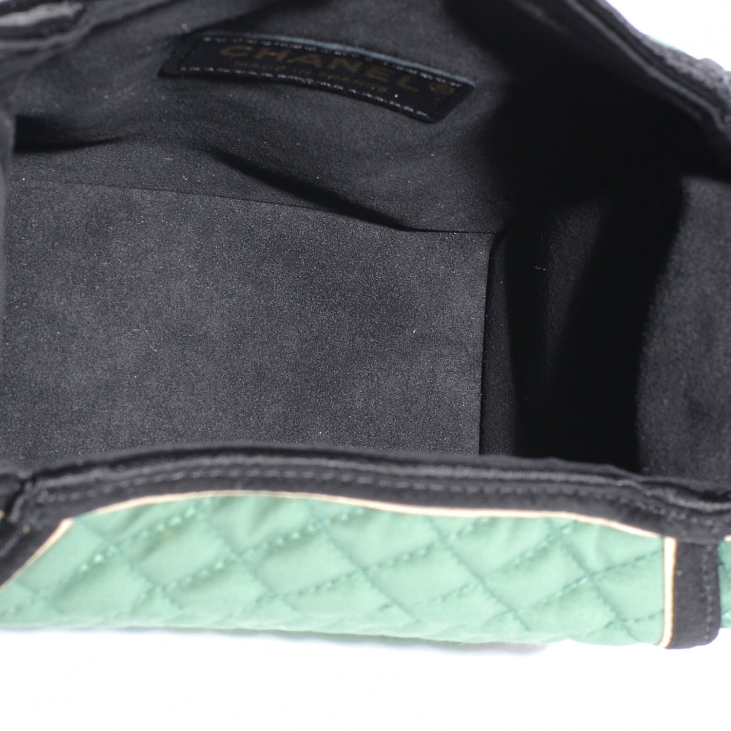 Chanel Satin Paris Shanghai Take Away Evening Bag Green 5 of 7