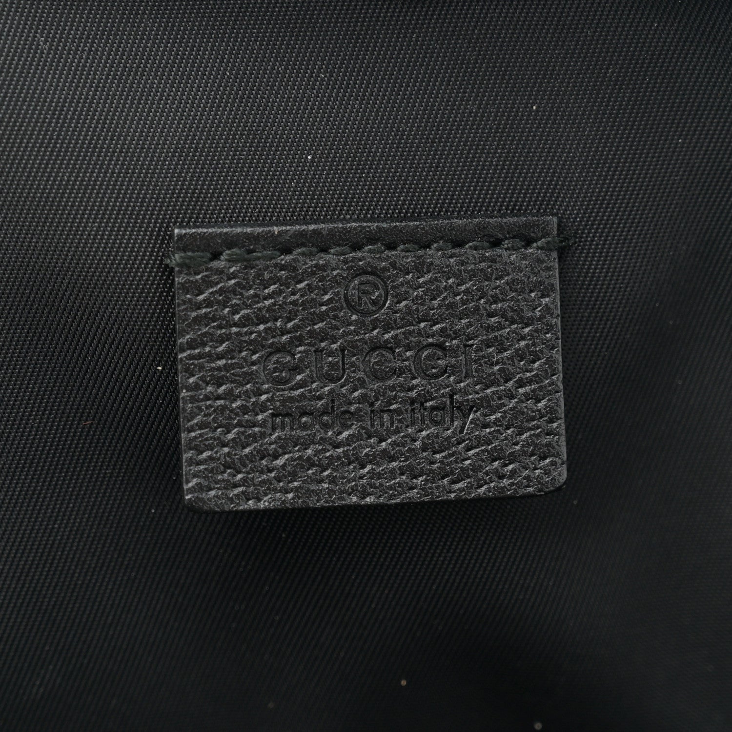 Gucci Nylon Twill 80s Logo Patch Backpack Black 6 of 12