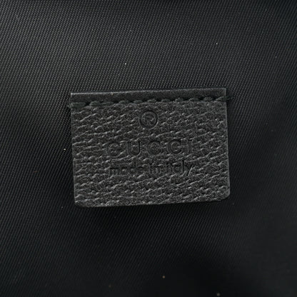 Gucci Nylon Twill 80s Logo Patch Backpack Black 6 of 12