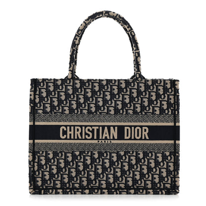 Christian Dior Oblique Medium Book Tote Blue Multicolor 1 of 13