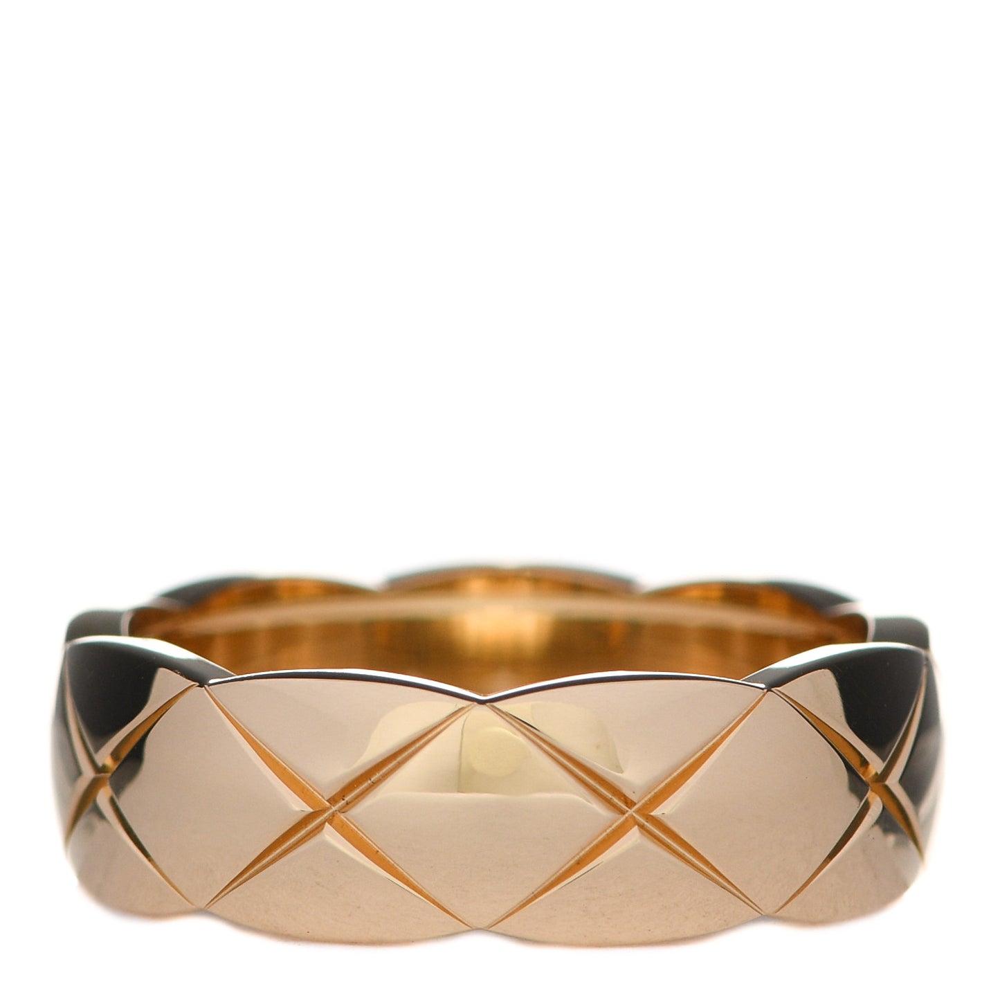 18K Beige Gold Small Coco Crush Ring 58 8.25