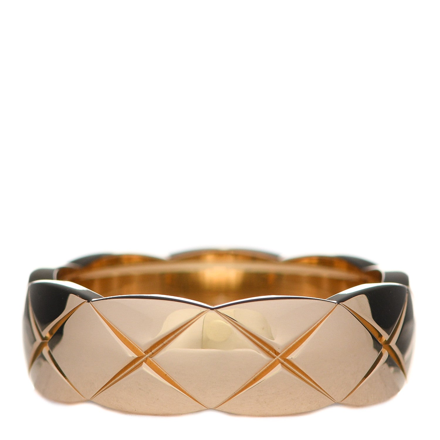 Chanel 18K Beige Gold Small Coco Crush Ring 58 8.25 3 of 6
