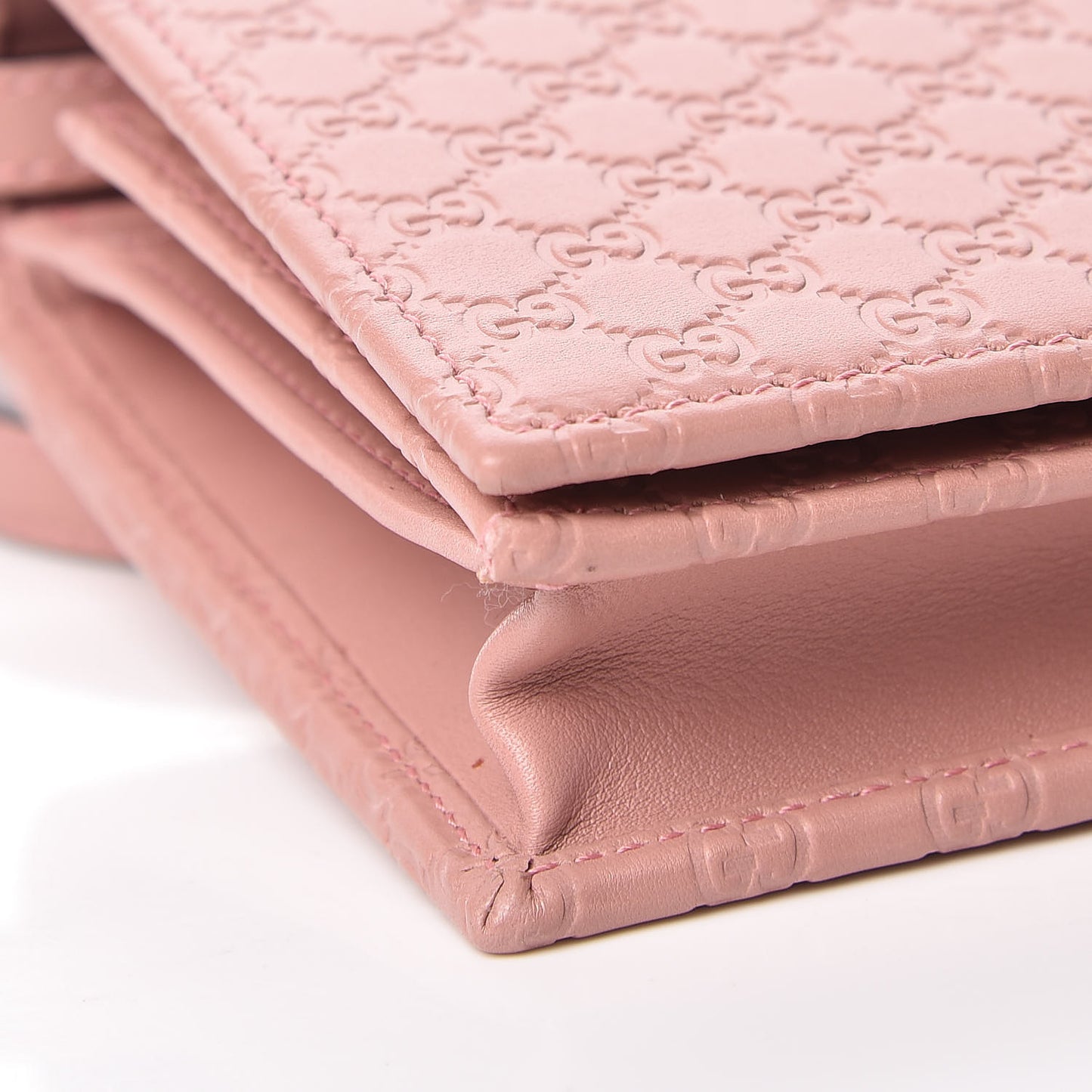 Microguccissima Crossbody Wallet Soft Pink