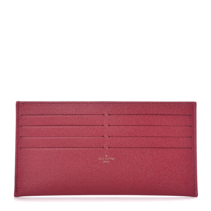 Louis Vuitton Calfskin Felicie Card Holder Insert Fuchsia 1 of 6