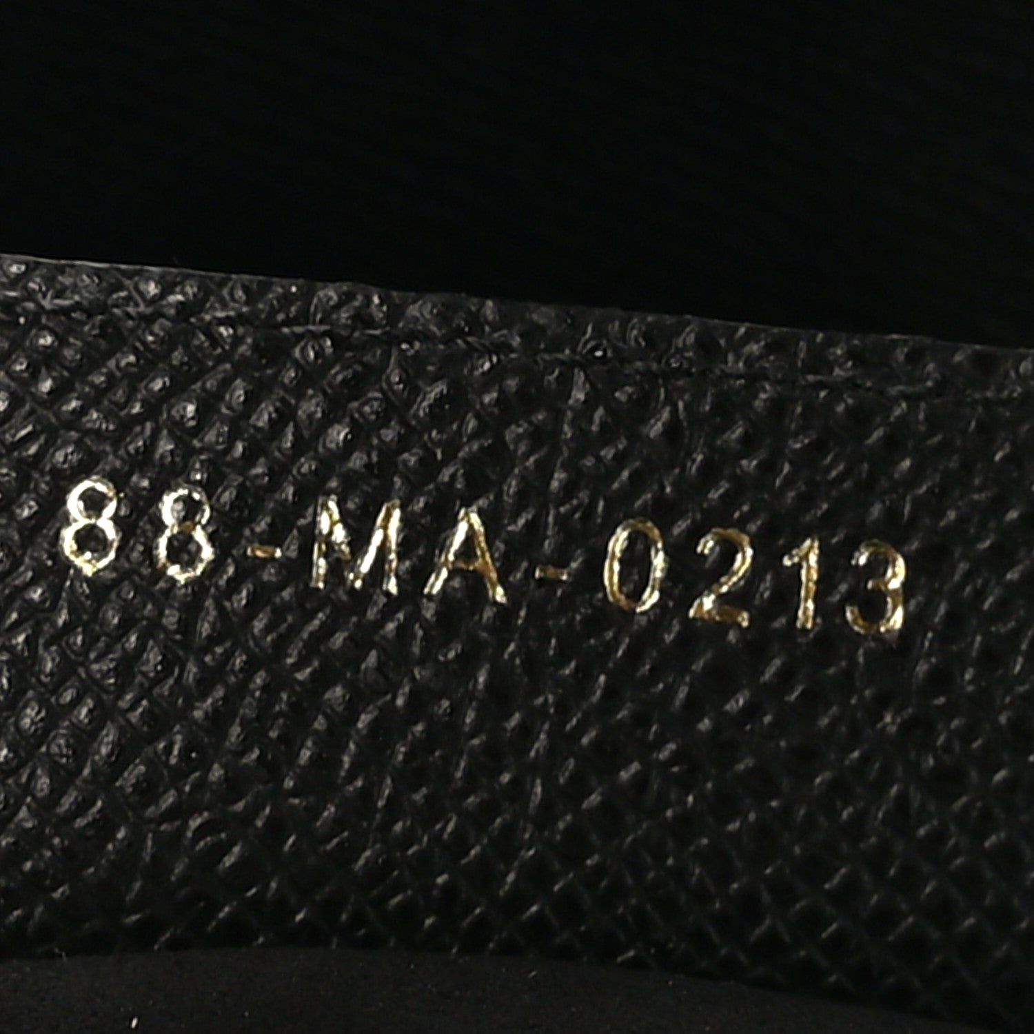 Christian Dior Grained Calfskin Saddle Bag With Strap Black 7 of 10