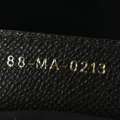 Christian Dior Grained Calfskin Saddle Bag With Strap Black 7 of 10