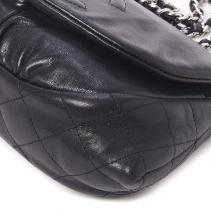 Chanel Lambskin Half Moon Wallet On Chain WOC Black 5 of 9