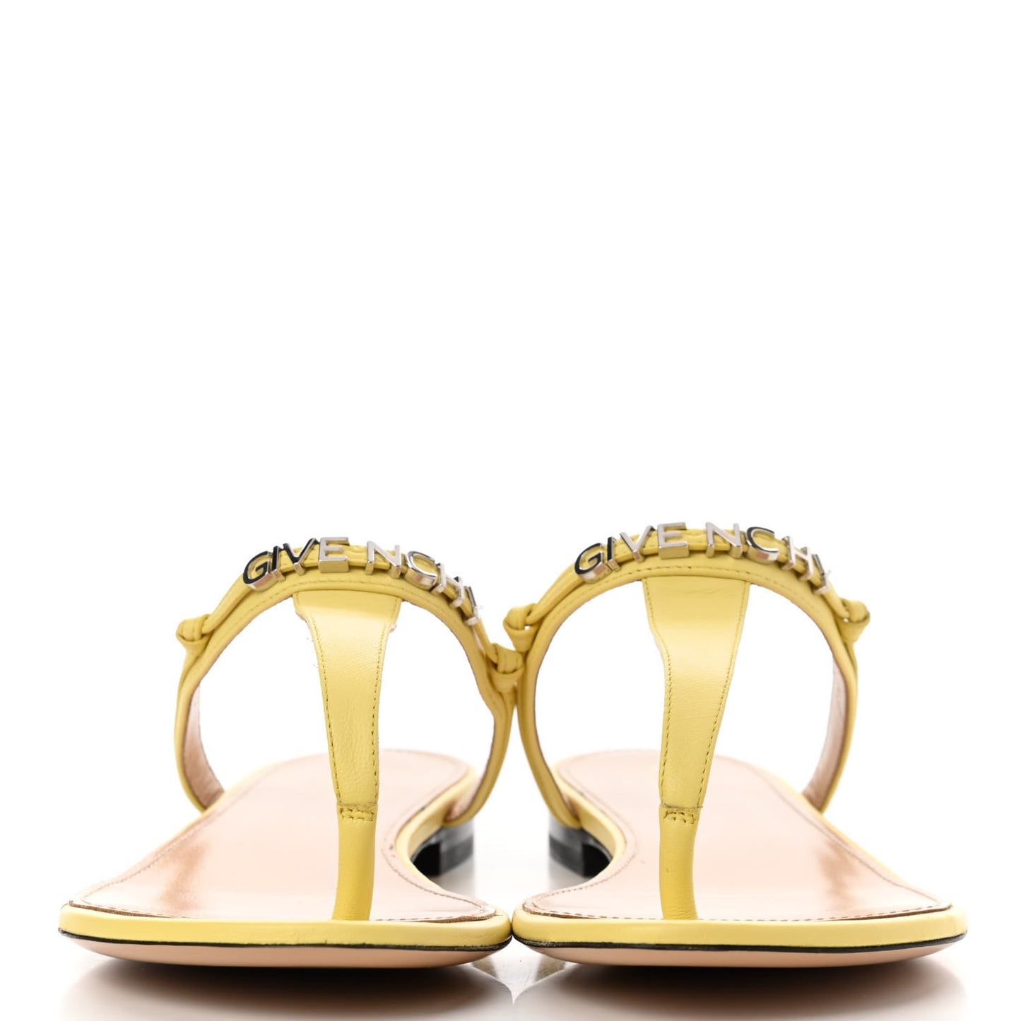 Calfksin Elba Thong Sandals 39 Pale Yellow