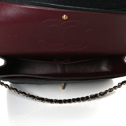 Chanel Caviar Quilted Maxi Double Flap Black 5 of 13
