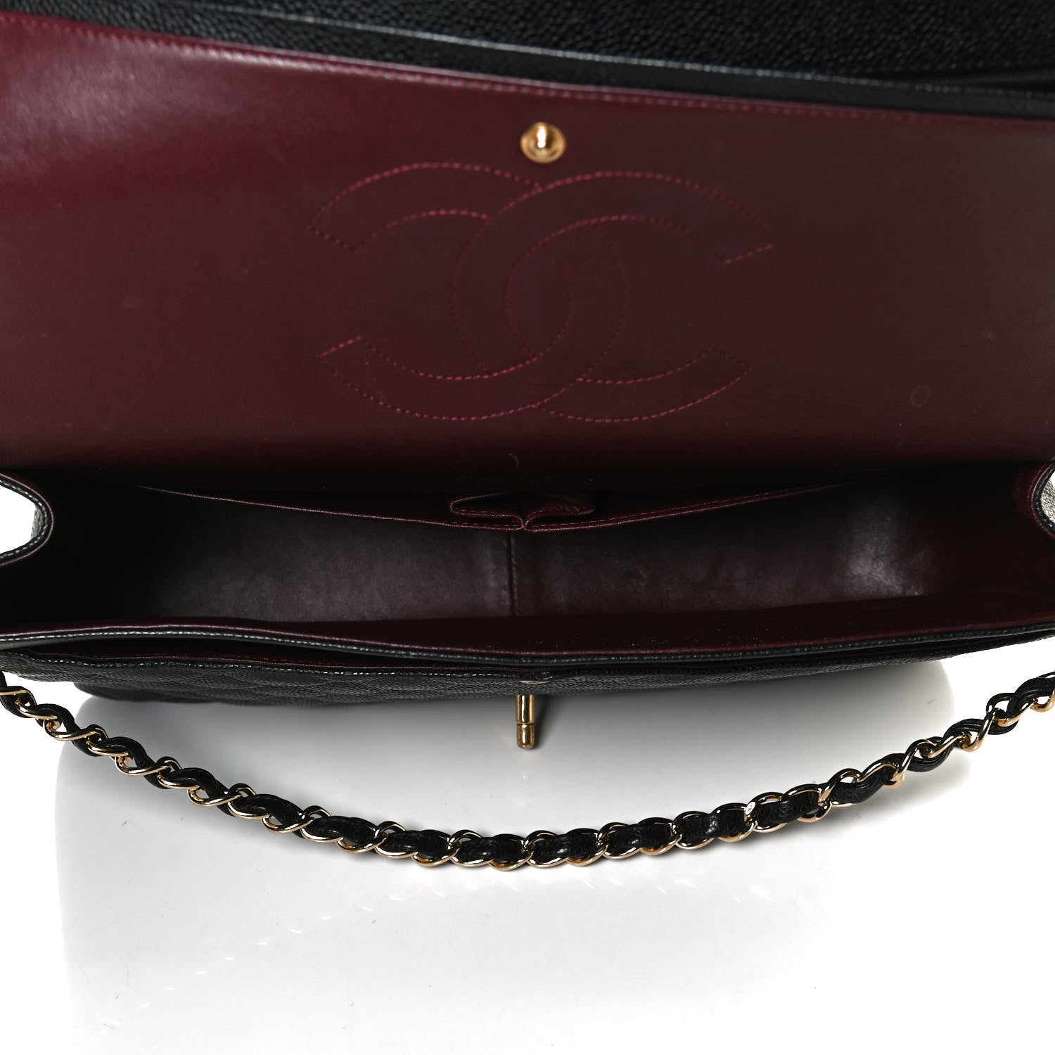 Chanel Caviar Quilted Maxi Double Flap Black 5 of 13