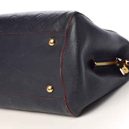 Louis Vuitton Empreinte Montaigne GM Marine Rouge 17 of 18