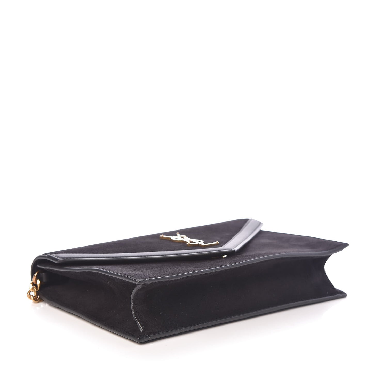 Suede Calfskin Monogram Le Sept Chain Bag Black