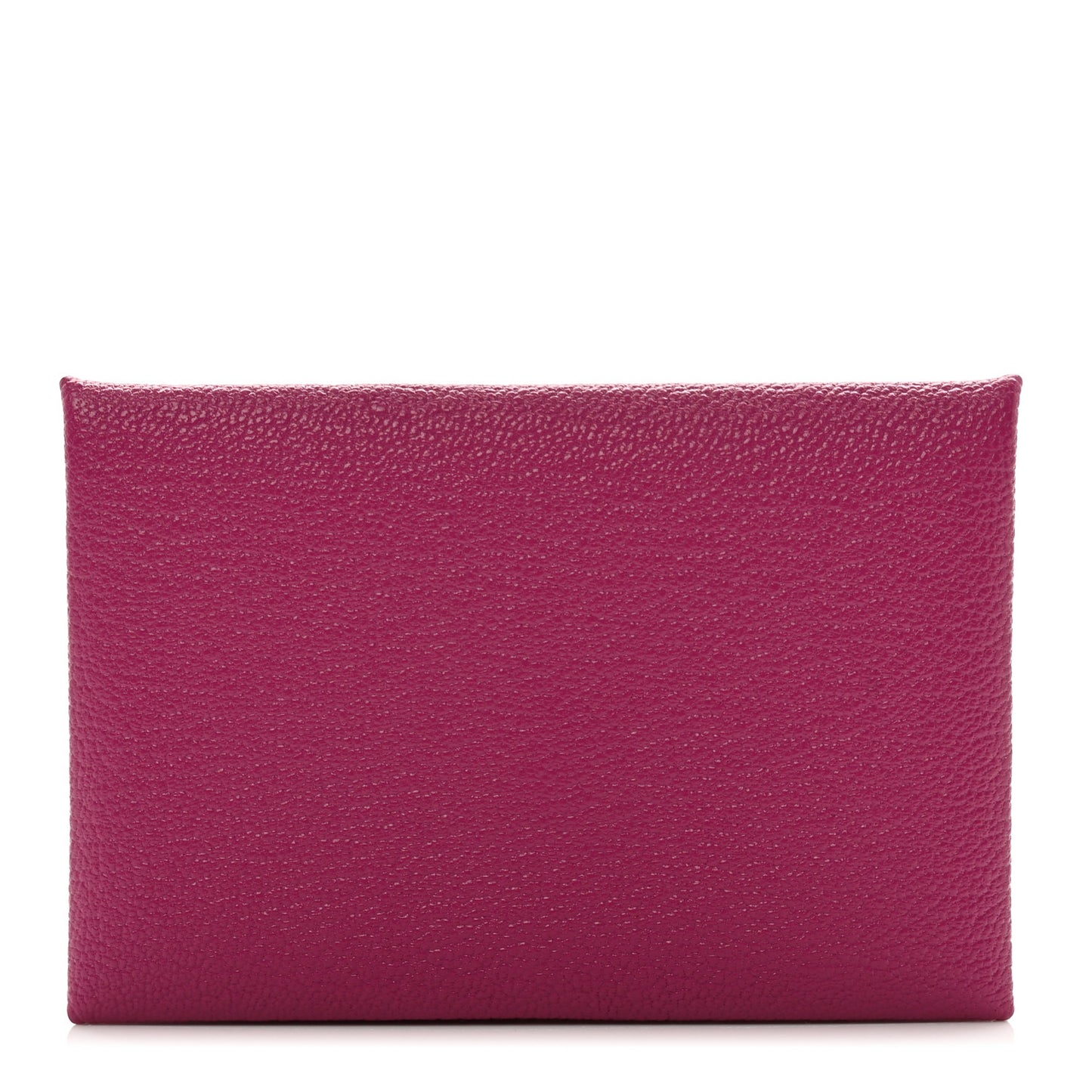 Chevre Mysore Calvi Card Case Rose Pourpre