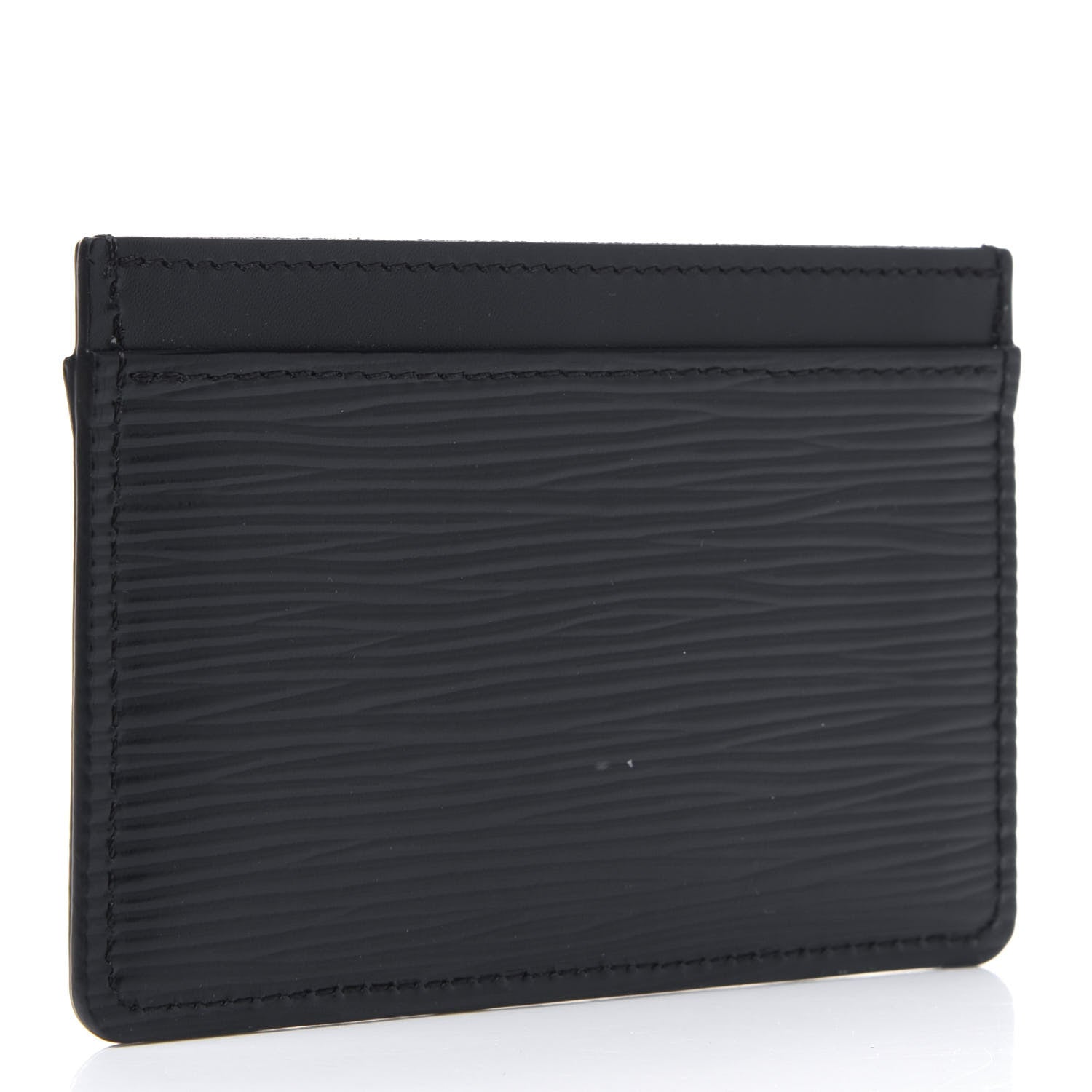 Louis Vuitton Epi Card Holder Black 3 of 7