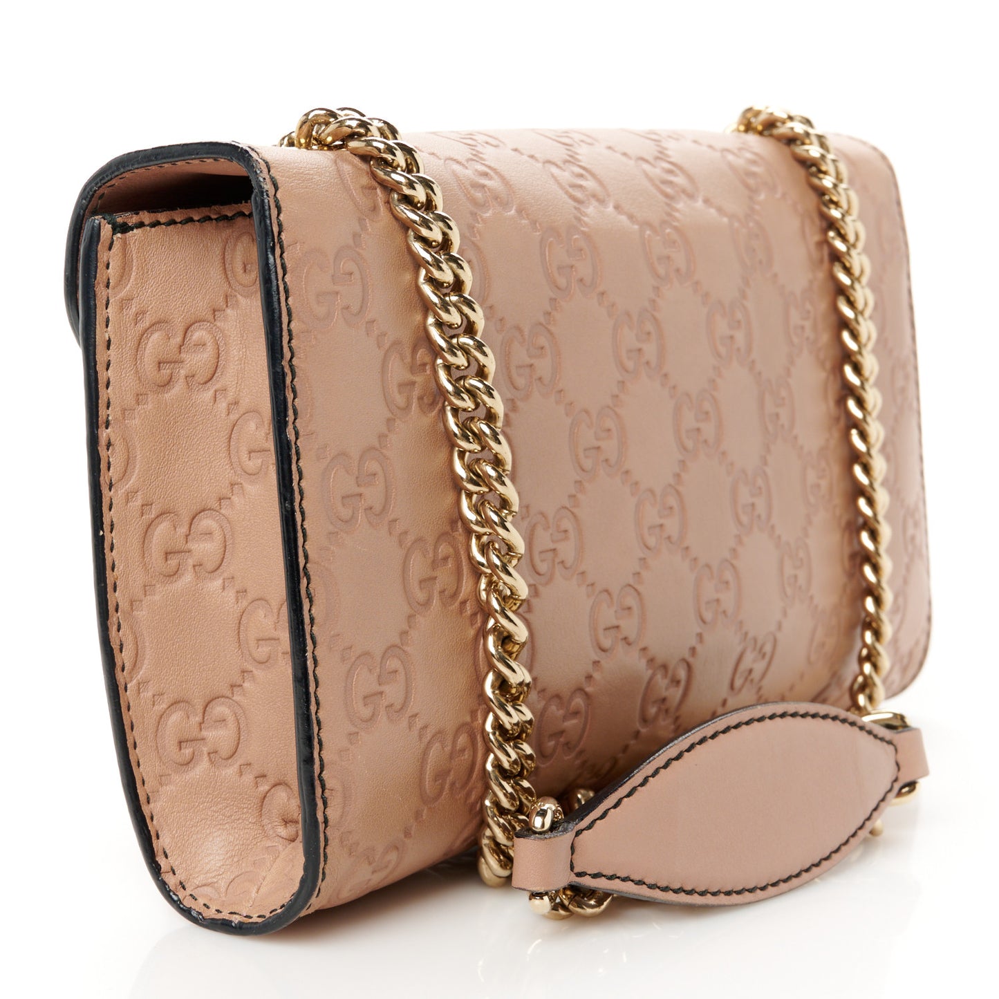 Guccissima Small Emily Chain Shoulder Bag Camelia