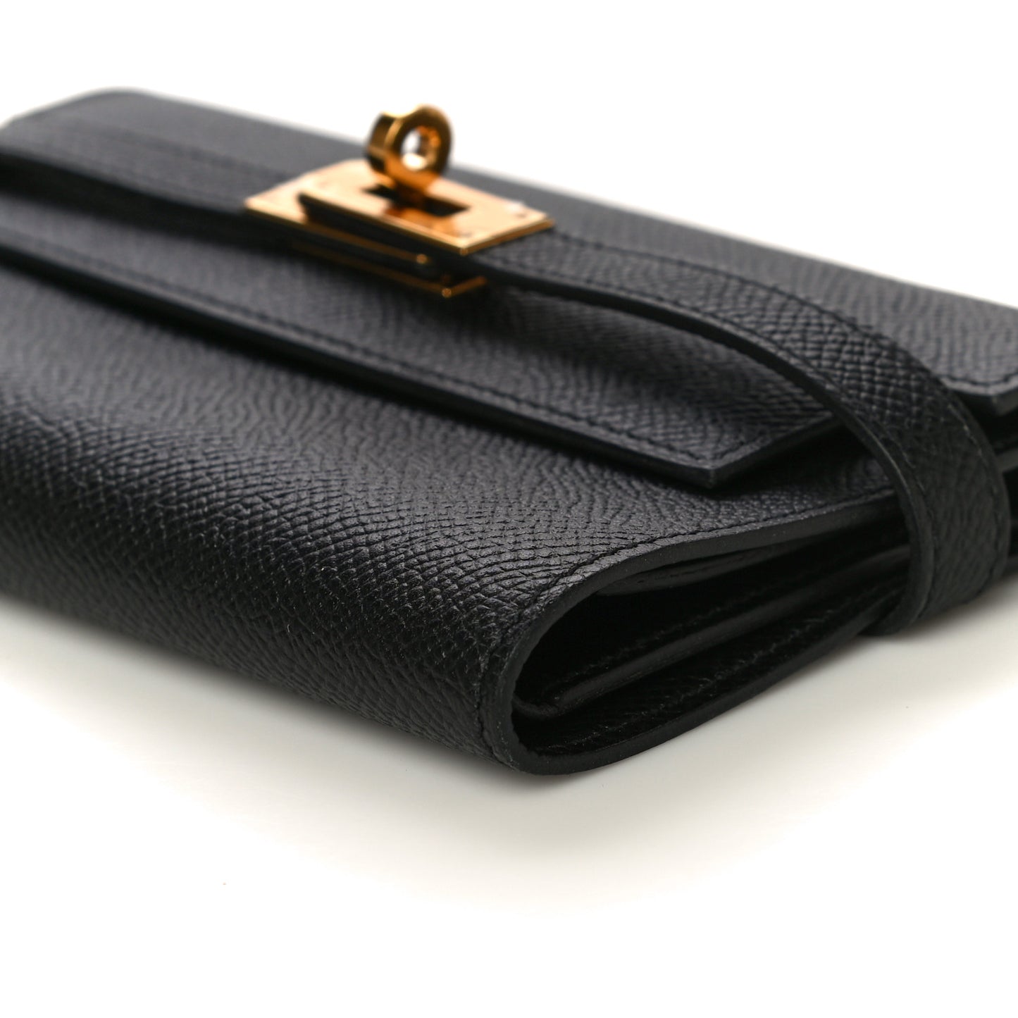 Epsom Medium Kelly Wallet Black