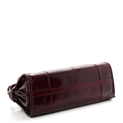 Prada Shiny Nappa Medium Bonnie Shoulder Bag Bordeaux 4 of 10