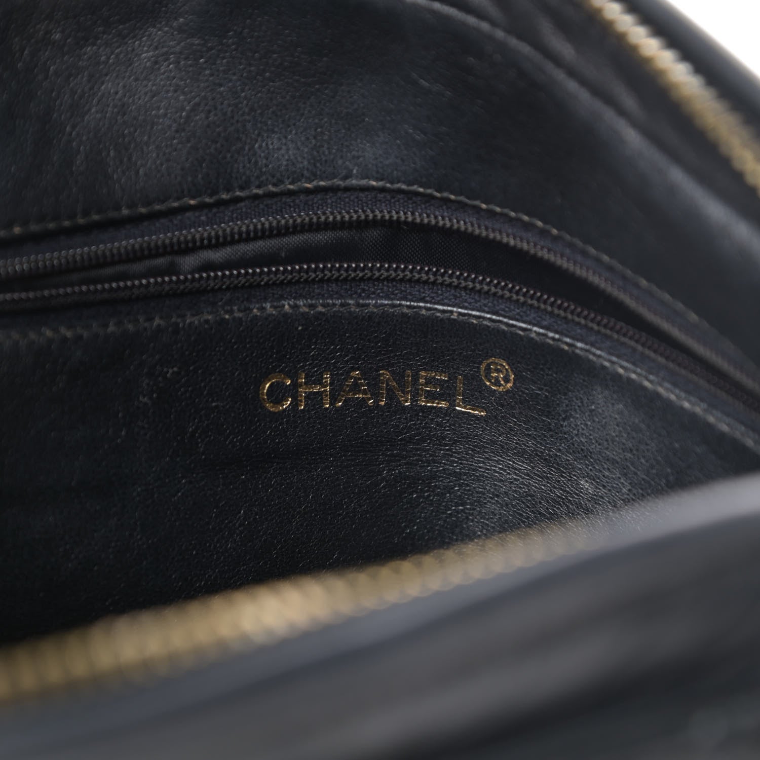 Chanel Lambskin Quilted CC Tassel Camera Case Black 6 of 14