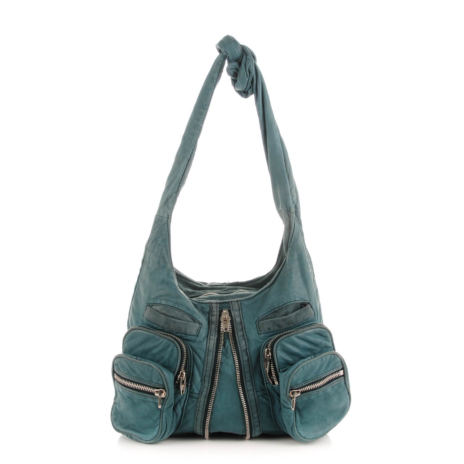 Alexander Wang Washed Lambskin Donna Hobo Emerald 1 of 6
