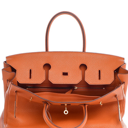 Hermes Togo Birkin 35 Orange 8 of 37