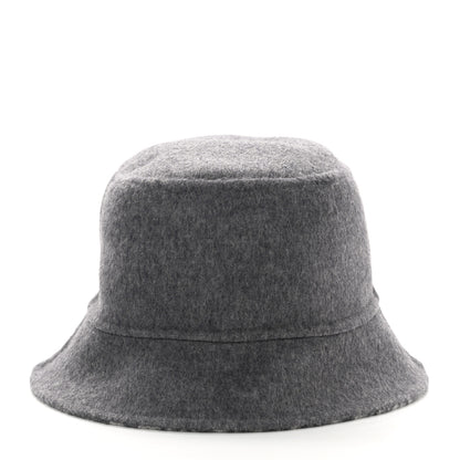 Christian Dior Wool Oblique Jacquard Bucket Hat Grey 8 of 17