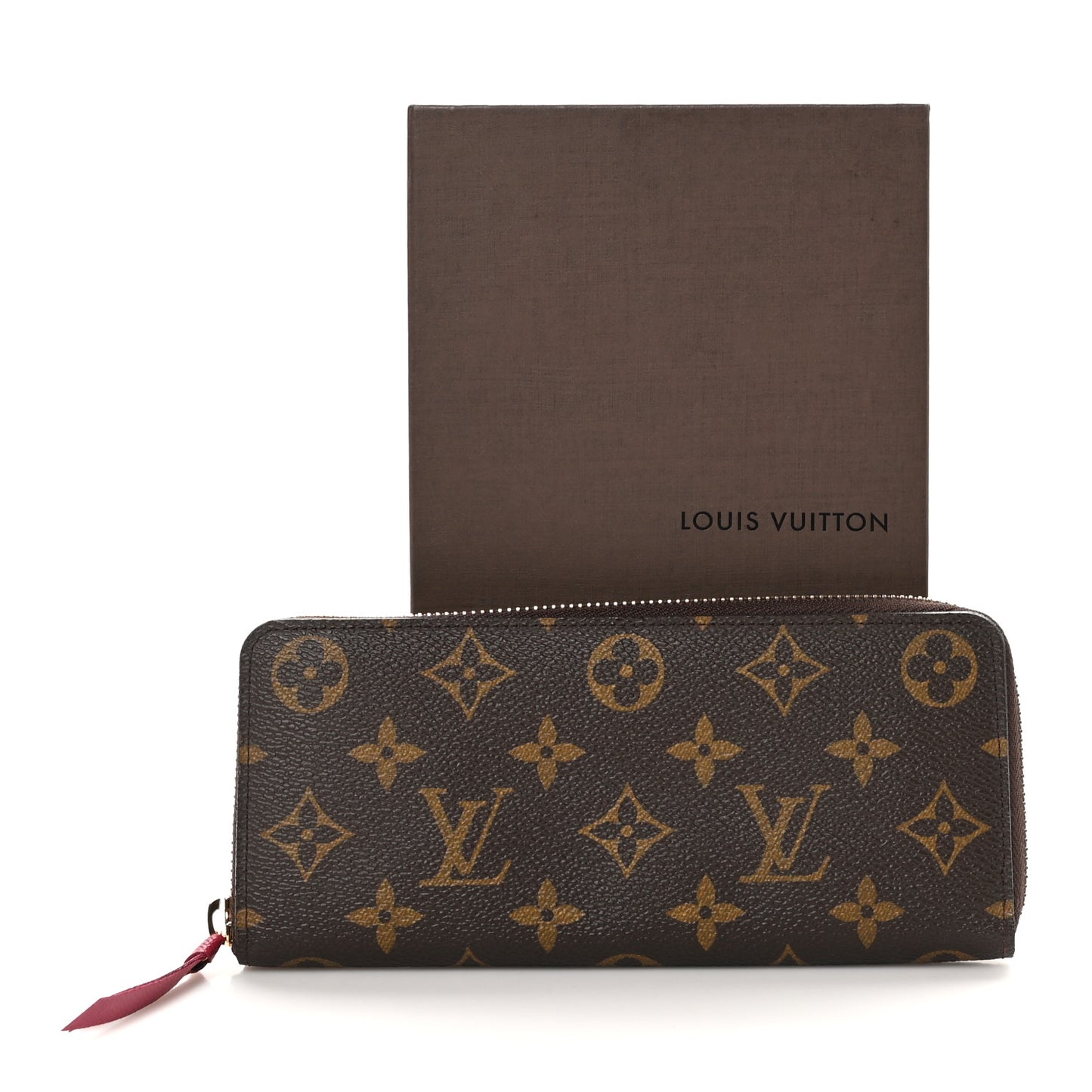 Monogram Clemence Wallet Fuchsia