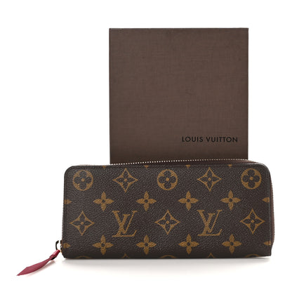 Louis Vuitton Monogram Clemence Wallet Fuchsia 8 of 8