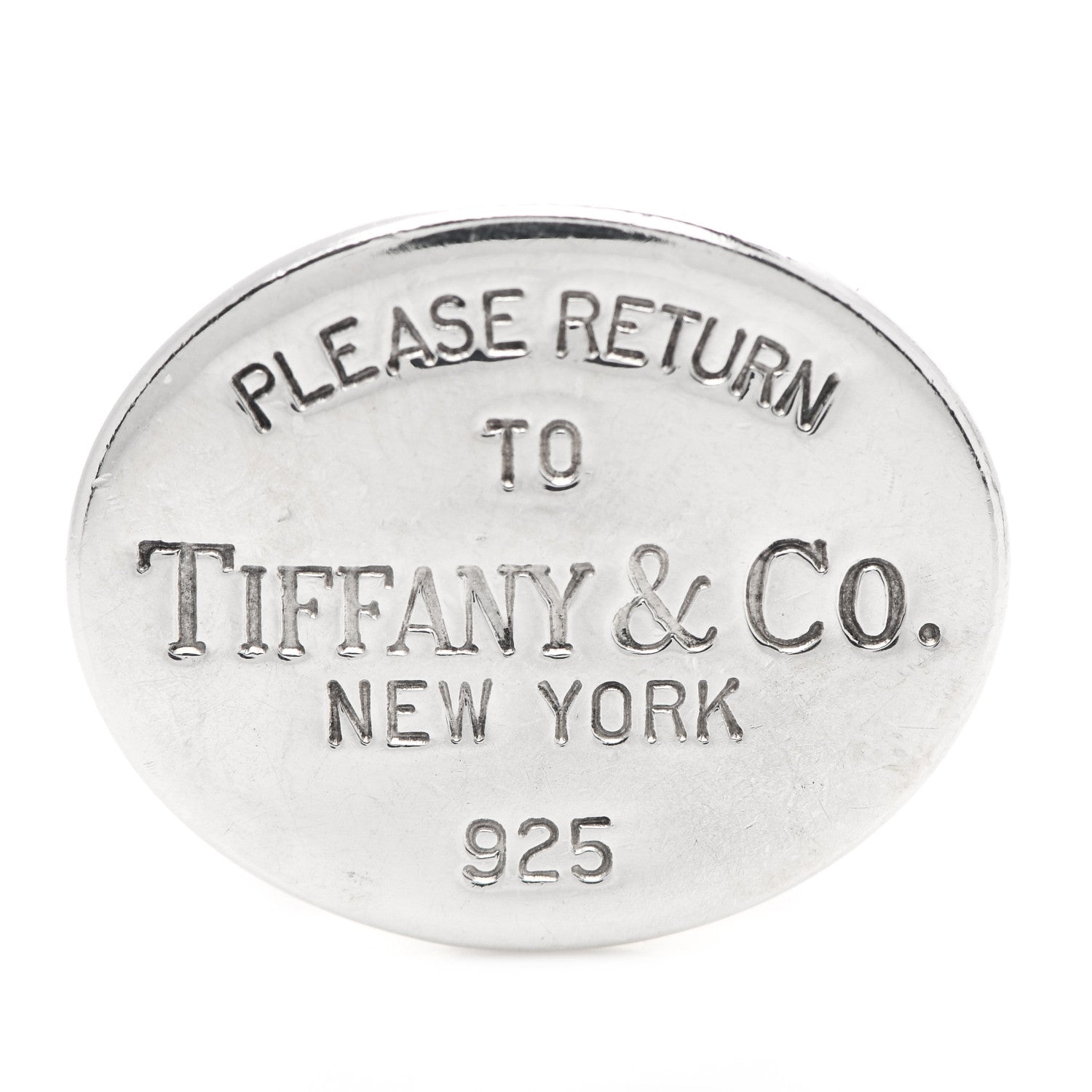 Tiffany Sterling Silver Return To Tiffany Cufflinks 3 of 4