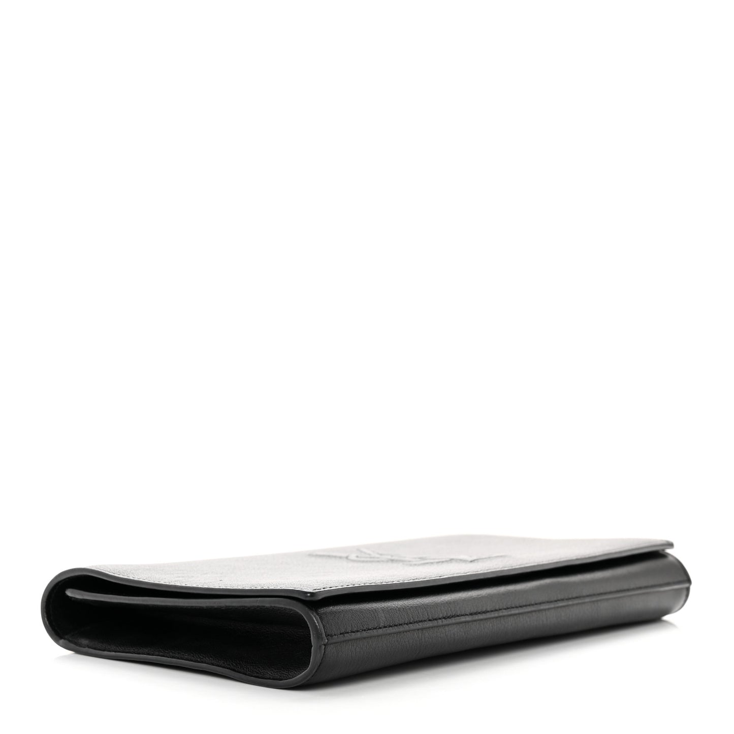 Goatskin Monogram Large Belle De Jour Clutch Black