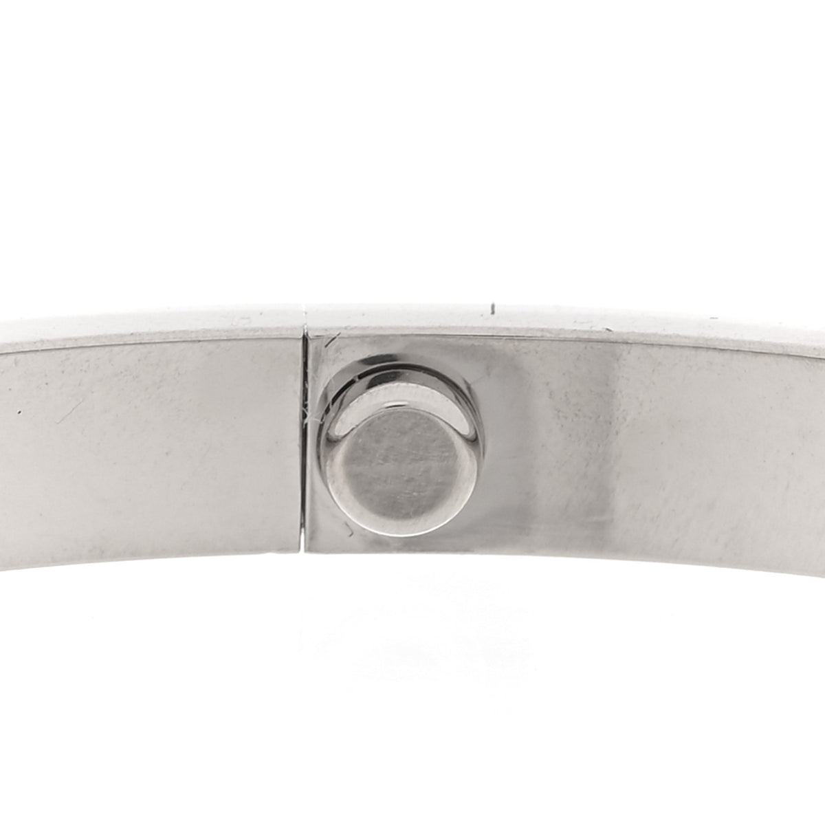Cartier 18K White Gold Medium LOVE Bracelet 18 4 of 7