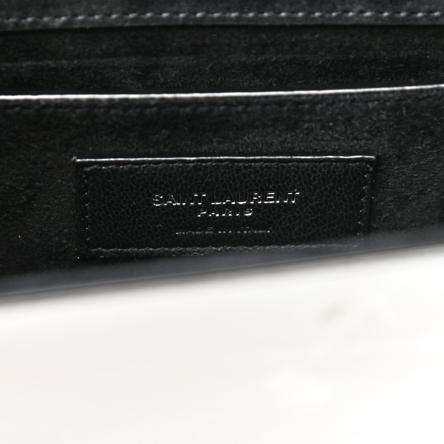 Vinyl Mirror Small Classic Monogram Kate Satchel Argento