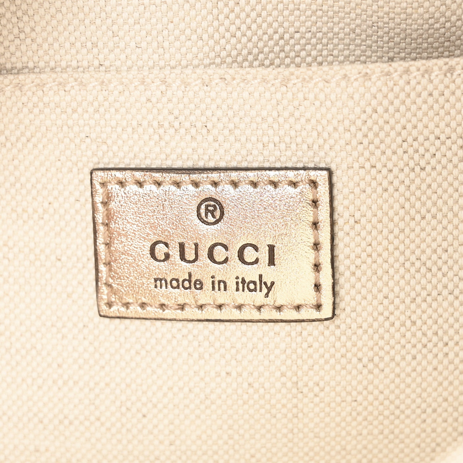 Gucci Metallic Sakai Be Green Calfskin Diagonal Stitched Small Blondie Shoulder Bag Golden Beige 6 of 10