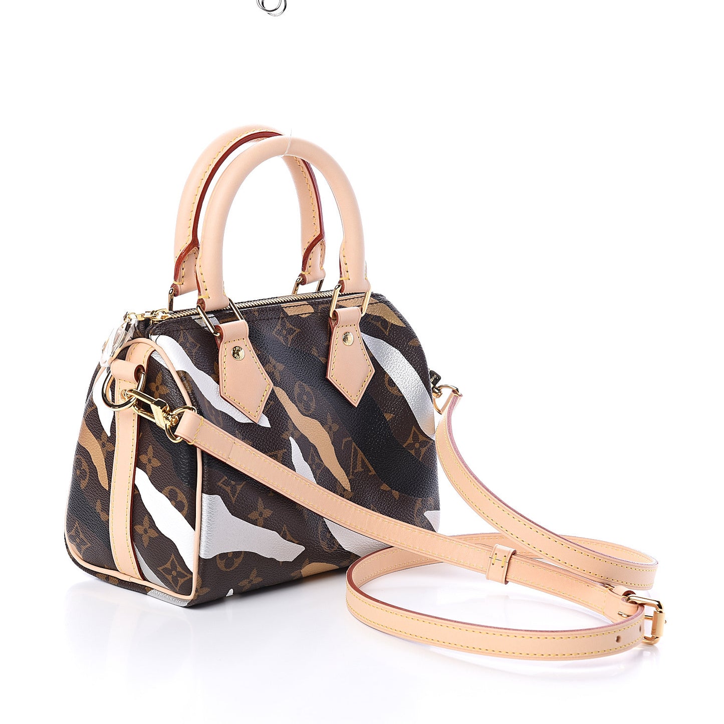 X LOL Monogram Speedy BB Gold Silver