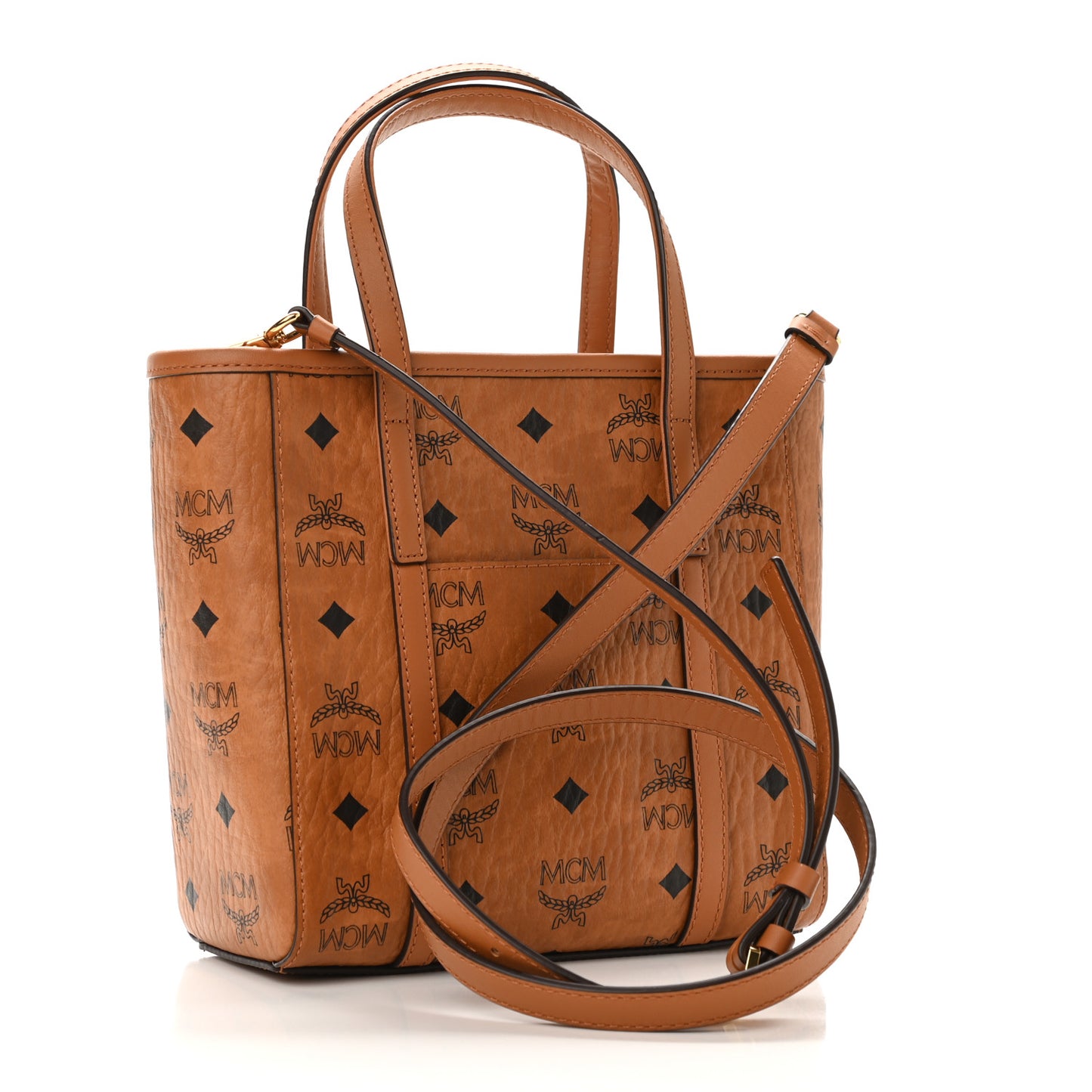 Visetos Mini Aren Tote Cognac
