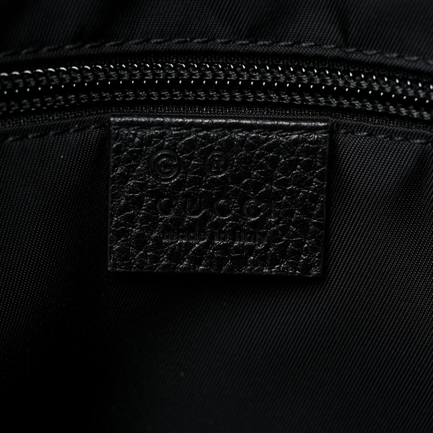 Gucci Nylon Monogram Tote Black 6 of 10