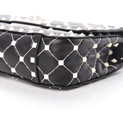 Valentino Garavani Lambskin Small Free Rockstud Spike Shoulder Bag Black 20 of 21