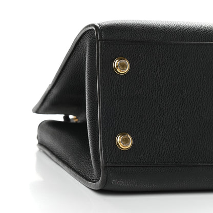 Louis Vuitton Calfskin City Steamer MM Black 15 of 16