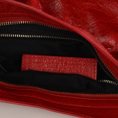Balenciaga Agneau Giant 12 Silver Hardware City Rouge Lipstick 6 of 8