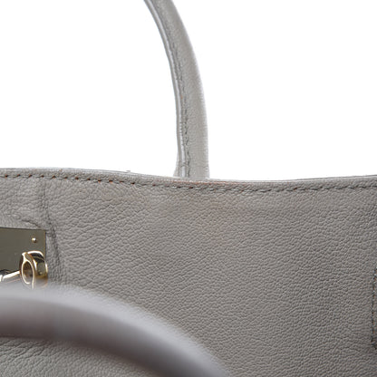 Balenciaga Canvas Chevre Lune MM Cream Grey 23 of 28