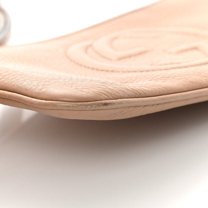 Gucci Pebbled Calfskin Soho Wristlet Camelia 11 of 13