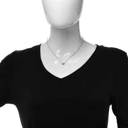 Cartier 18K Pink White Yellow Gold Diamond Trinity De Cartier Pendant Necklace 2 of 5