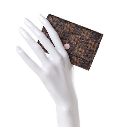 Louis Vuitton Damier Ebene Multicles 6 Key Holder Rose Ballerine 2 of 8